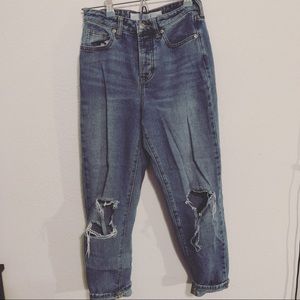 brandy melville boyfriend high waisted jeans